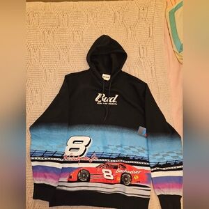 Budweiser‎ Nasscar Black and Red Racing Hoodie